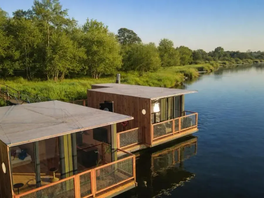 Domy na wodzie - Cabins on the river, photo 1 of 10