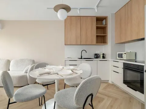 Beige Apartment in Poznań with Parking and Air Conditioned Living Room by Noclegi Renters, photo 3 of 10