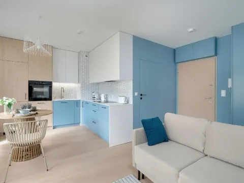 Pastel Blue Studio Grunwald with Garden & Parking Poznań by Noclegi Renters, photo 2 of 10