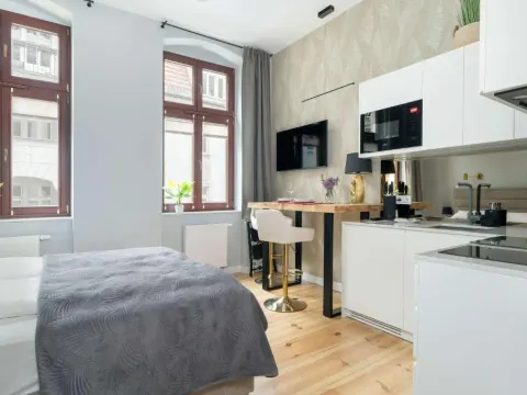 Klimatyczne Studio z Biurkiem w Poznaniu by Noclegi Renters, photo 9 of 10