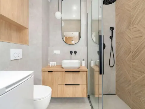 Beige Apartment in Poznań with Parking and Air Conditioned Living Room by Noclegi Renters, photo 5 of 10