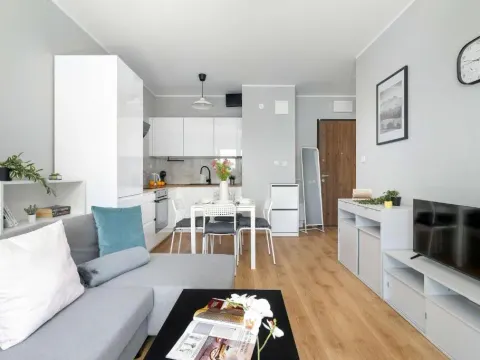 Bright Apartment in Poznań with Parking, Balcony and Desk by Noclegi Renters, photo 10 of 10