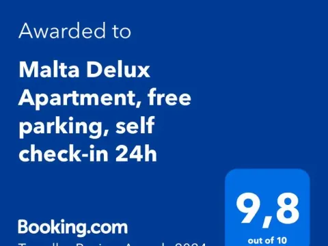 Malta Delux Apartment, free parking, self check-in 24h, air-conditioning, photo 10 of 10